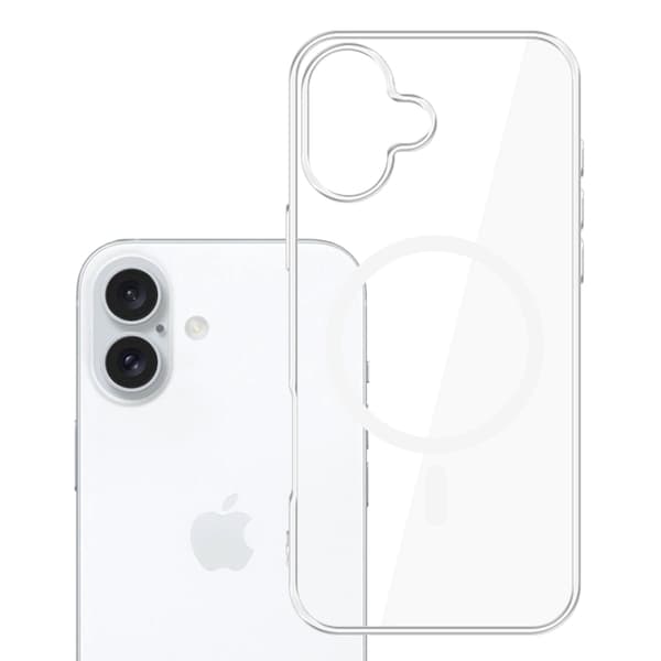 Apple iPhone 16 - 3mk Gennemsigtigt MagCase