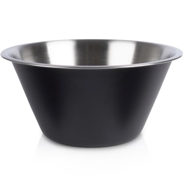 Köksstålskål svart 22 cm, 2 l