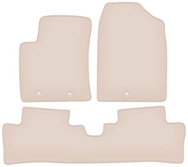 PREMIUM beige måtter til Hyundai i10 II hatchback 2013-
