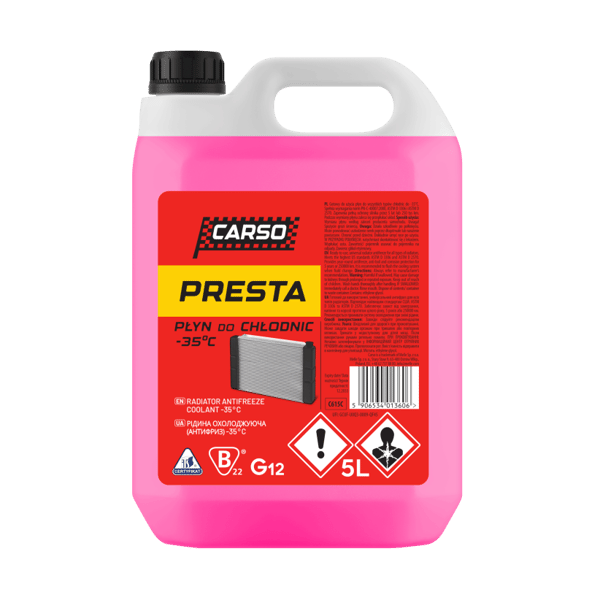 K2 C615C CARSO Kylarvätska 5l Presta