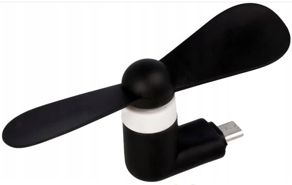 Micro USB Mini bärbar handhållen fläkt för telefon