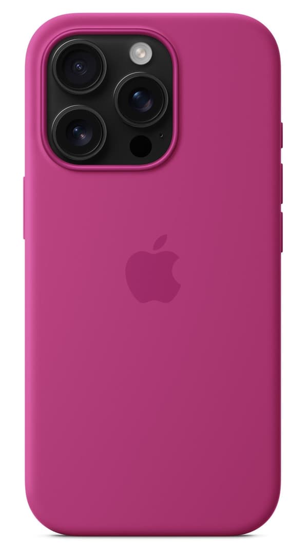 APPLE-silikonikotelo MagSafella iPhone 16 Prolle, kirkaspinkki MYYN3ZM/A
