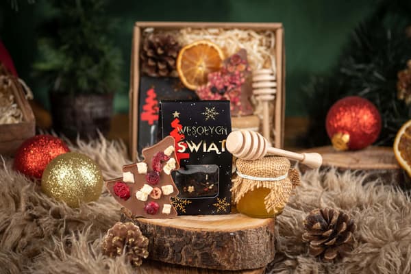 Gave til jul Nikolaus te chokolade boks