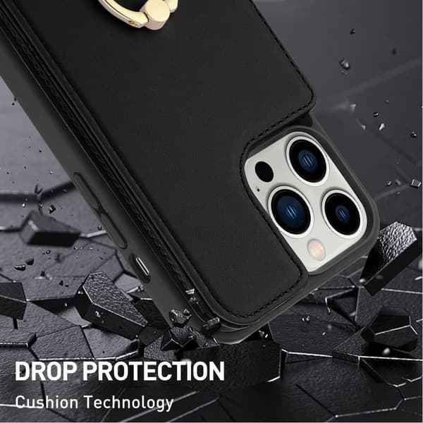 FODRAL TILL IPHONE 13 PRO MAX 6.7 5G SVART PLÅNBOK