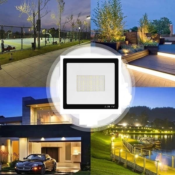 HALOGENLAMPA LED-STRÅLKASTARE 200W EFFEKTCERTIFIKAT