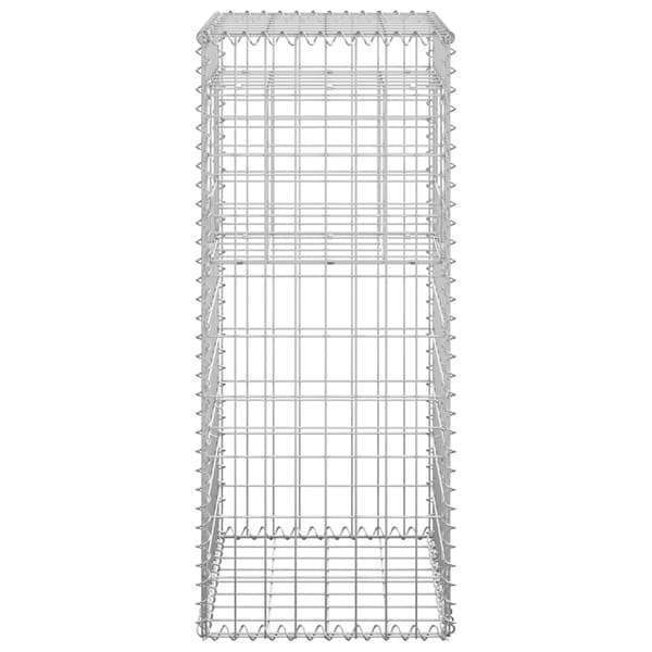 vidaXL Gabionstolper, 2 stk., 40x40x100 cm, jern