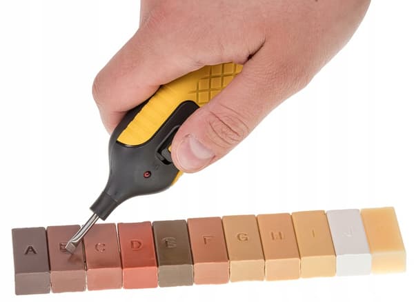 Kit för reparation av sprickor i kakel, keramik, paneler + 11 vaxer
