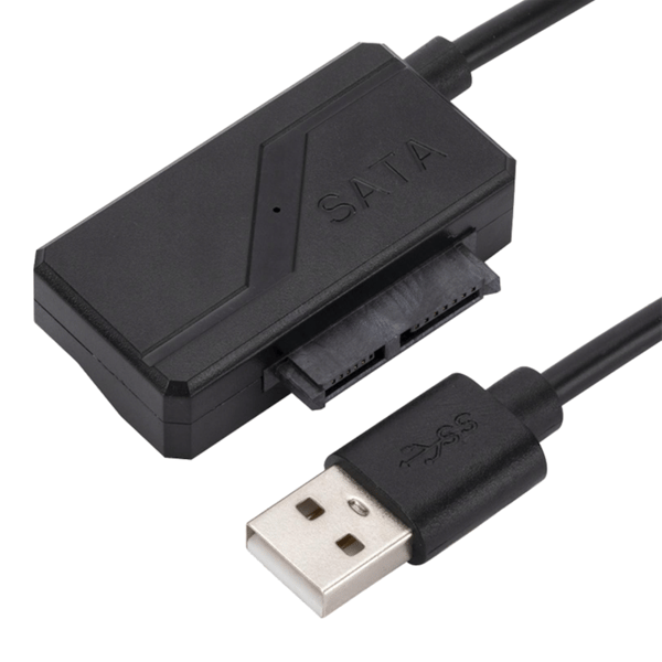Kabeladapter USB 2.0 Slimline Slim SATA 7+6 13-pin