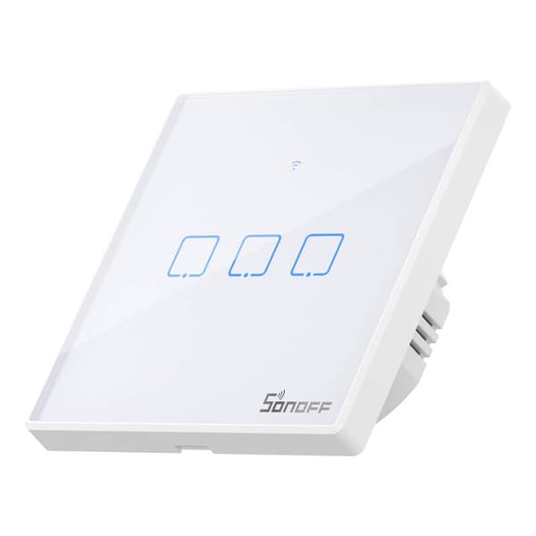 Sonoff T2 EU TX Touch-lysafbryder WiFi + RF 433 (3-kanals) Ny version