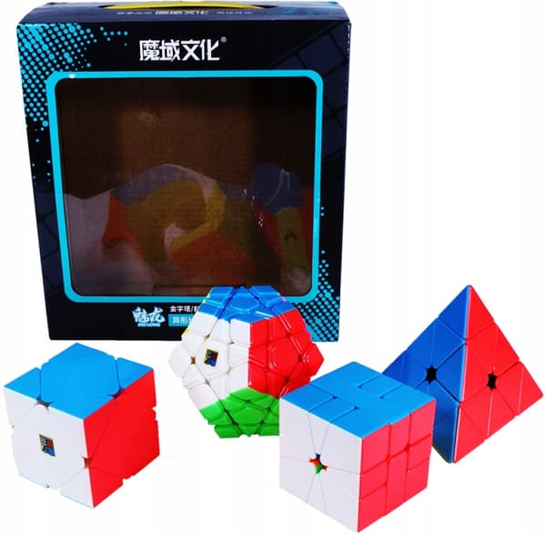 ISO SARJA Pyraminx + Megaminx + Skewb + Square1