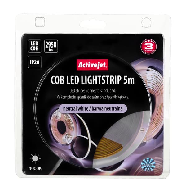 COB LED-remsa 5m neutral färg IP20