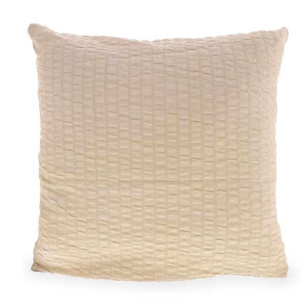 Fløjlspudebetræk 40x40 beige
