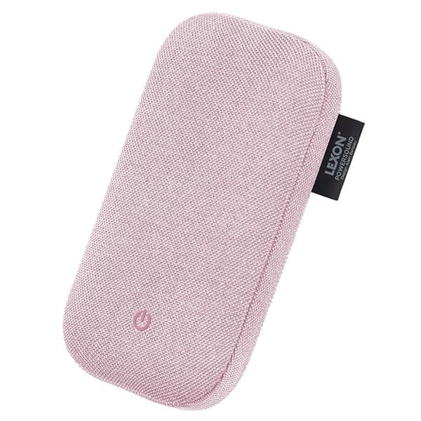 Lexon Powersound Inductive Powerbank 5000 mAh Bluetooth-kaiuttimella, vaaleanpunainen LA128P