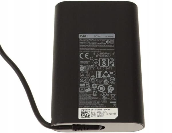 DELL nätaggregat, 65W, 19,5V, 3, 2YK0F