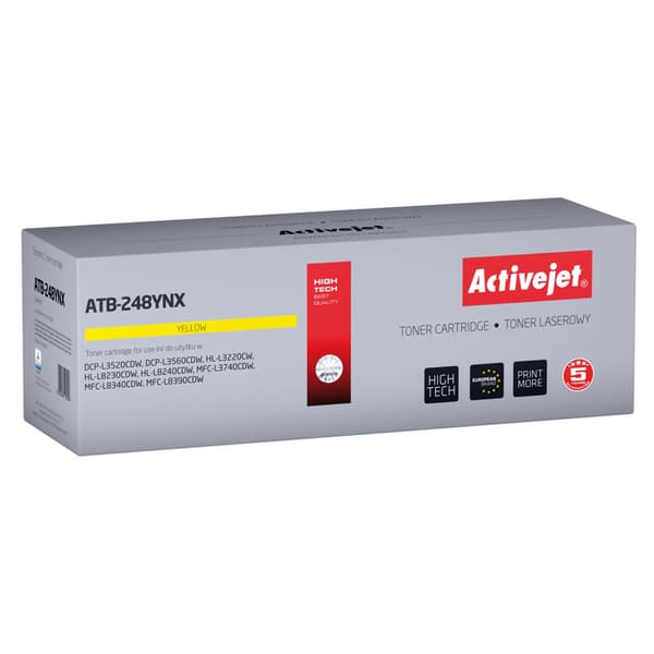 Activejet-toner til Brother TN248XLY, gul, 2300 sider