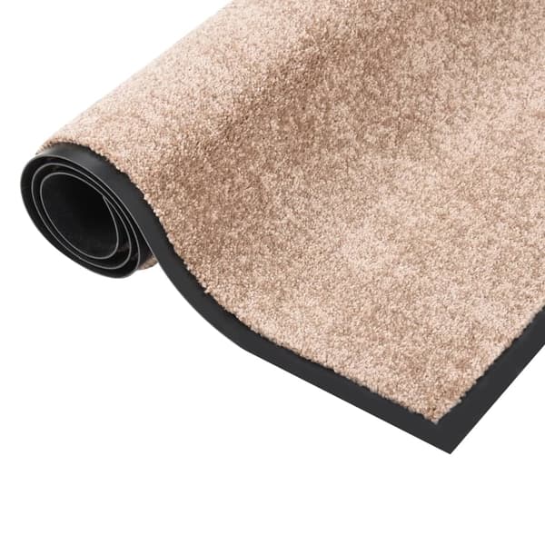 vidaXL dørmåtte, beige, 60x80 cm