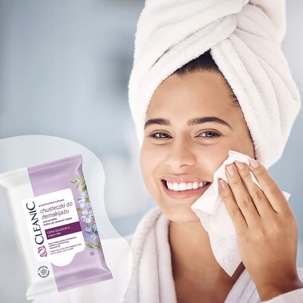 037118 HH makeupservietter Cleanic for moden hud 10 stk.