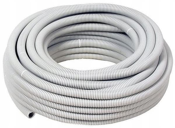 Kabelrør 16mm rulle 10m RKGL 320N grå
