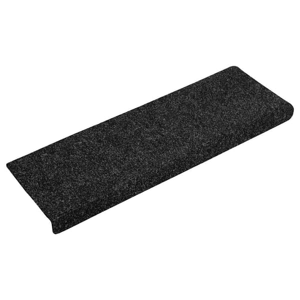 vidaXL selvklæbende trappemåtter 30 stk. sorte 65x21x4 cm