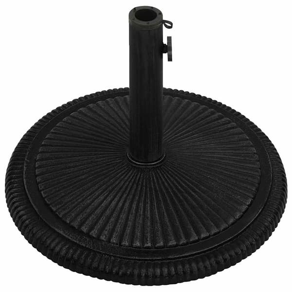 vidaXL paraplyfoplade sort 45x45x30 cm støbejern