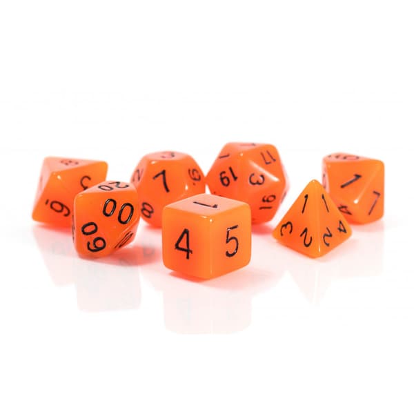 RPG-tärningar Soulfire Glödande Set med 7 tärningar