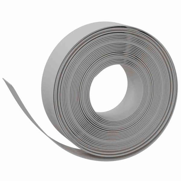 vidaXL havekant, 4 stk., grå, 10 m, 15 cm, polyethylen