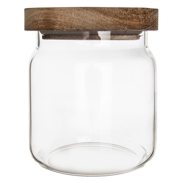 Glasbeholder til bulkvarer med låg og tætning 730 ml