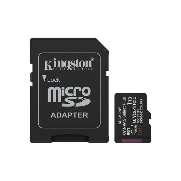 KINGSTON microSDXC 1 Tt Canvas Select Plus 3 ADP