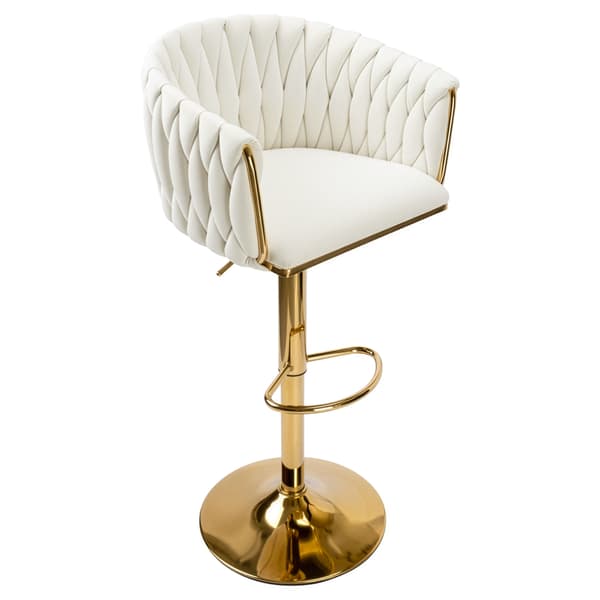 Cofton Gold Cream White -baarituoli