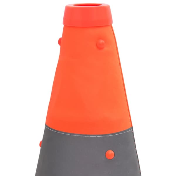 vidaXL Utdragbara trafikkoner, 10 st, 42 cm