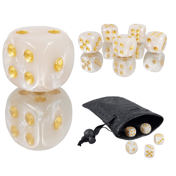 D6 1,6 cm RPG Elf Palace sekssidede terninger
