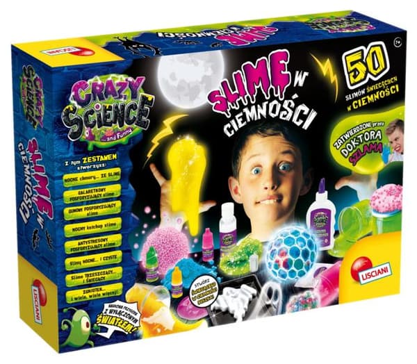 LISCIANI GIOCHI Crazy Science Creative Lelu. Slime in the Dark