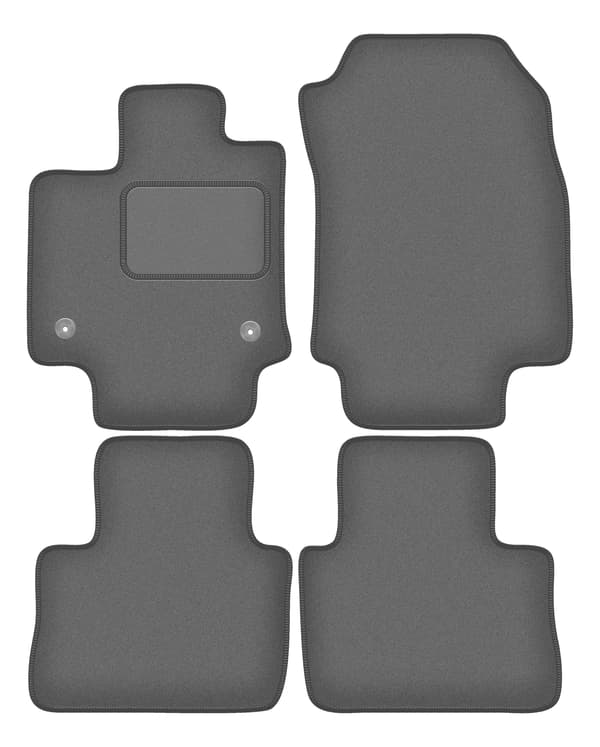 Velour grafit bilmåtter til: Suzuki Across SUV (2020-)