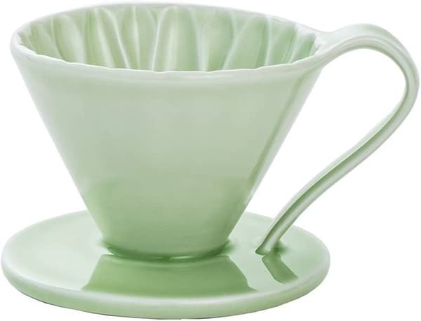 Keramisk dripper CAFEC - ARITA cup4 grön CFD-4GR