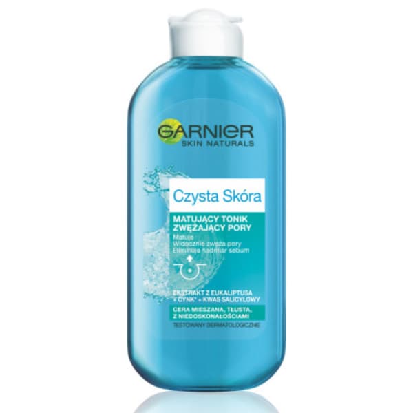 Garnier Pure Skin Mattifying Toner, Poreopstrammende, 200 ml