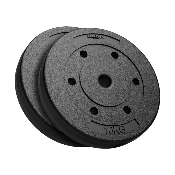 Rebel bituminös viktkaliber 2x10kg 20kg 31mm skivset