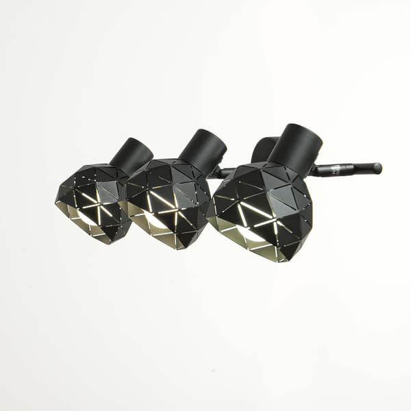 REUS 3 E14 FORLYGTE SORT LYS PRESTIGE LP-8069/3WS BK