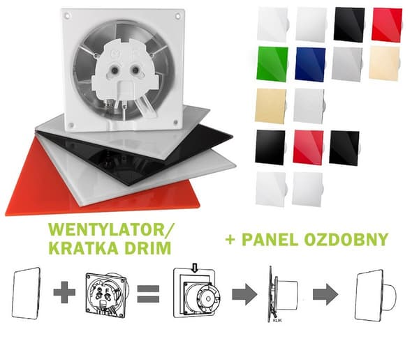 DRIM PLEXI -TUULETINPANEELI HARMAA - RX 01-164