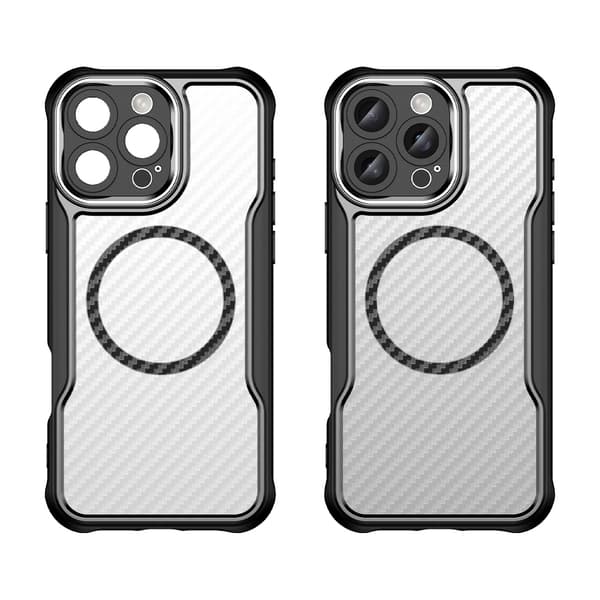 Leading Series MagSafe Silikone Etui til iPhone 16 Pro Max - Sort
