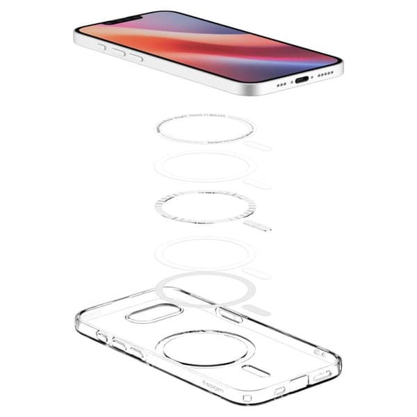 Spigen Liquid Crystal MagSafe - Etui til iPhone 16e (Klar)