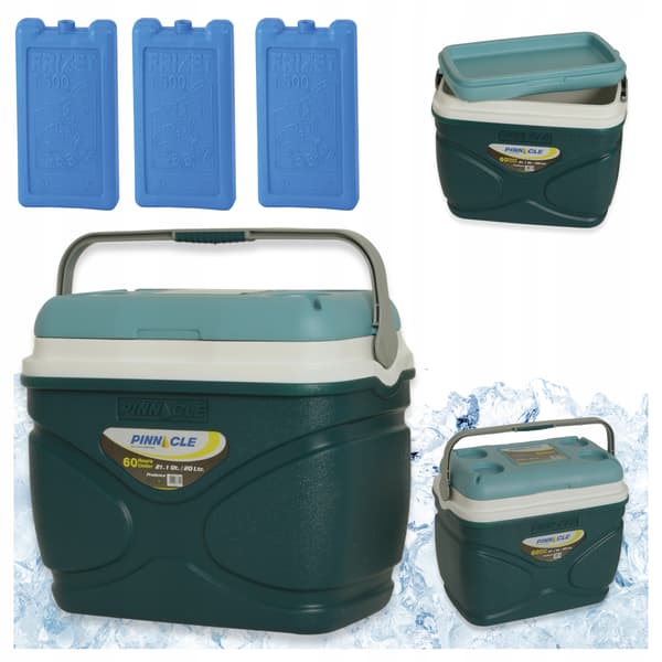 Stor Pinnacle 20L blå kylväska + 3 500ml kylväskor