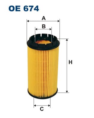 OLIEFILTER OE674 FILTRON