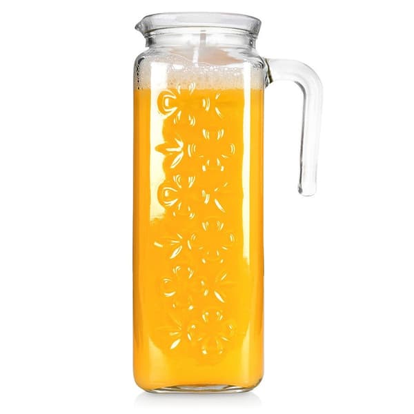 Glaskanna med lock 1,2 l