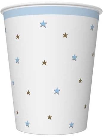 Papkrus Stjerner Blå 250ml 8 stk.