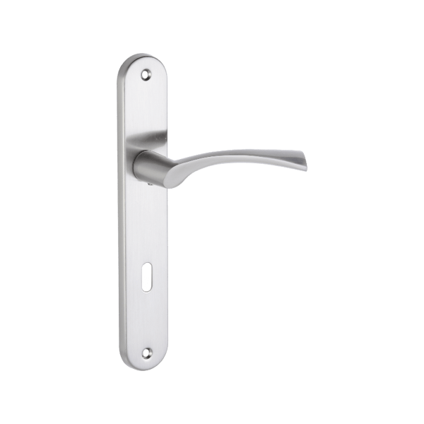 Greb på lang bagplade NOA satin 72 mm