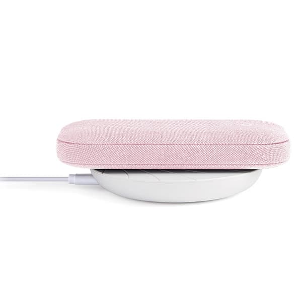 Lexon Powersound Inductive Powerbank 5000 mAh Bluetooth-kaiuttimella, vaaleanpunainen LA128P