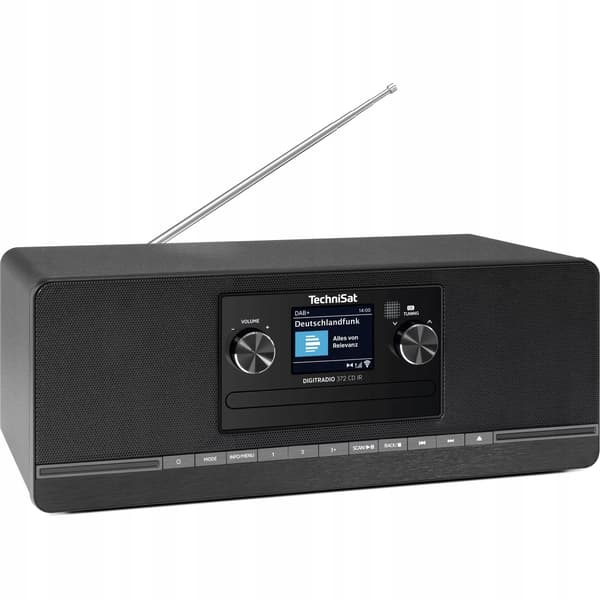 Radio TechniSat INTERNET CD DAB+ FM BTUSB 2×5 W DIGITRADIO 372 sort