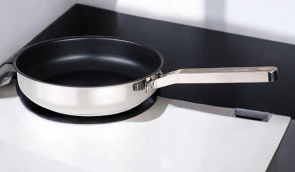 STEGEPANDE I RUSTFRIT STÅL 24 cm HUSLA 73961