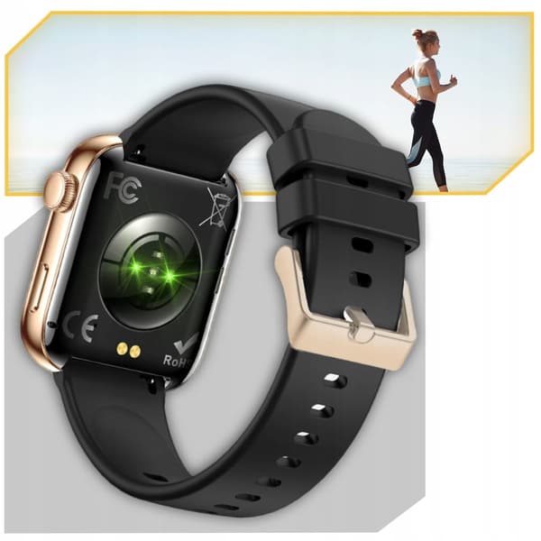 SMARTKLOCKA DAMKLOCKA SAMTALSMENY PL HÄLSA HD AMOLED 1,85" 4 ARMBAND