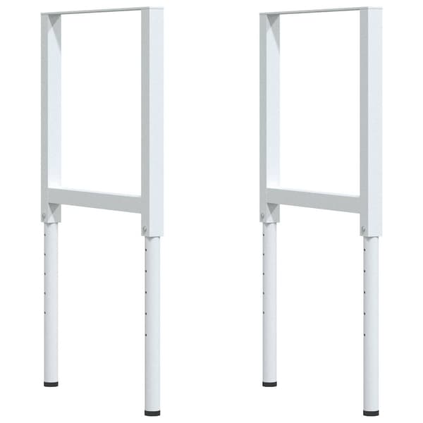 vidaXL arbejdsbord, 100x60x(71,5-98) cm, egetræ